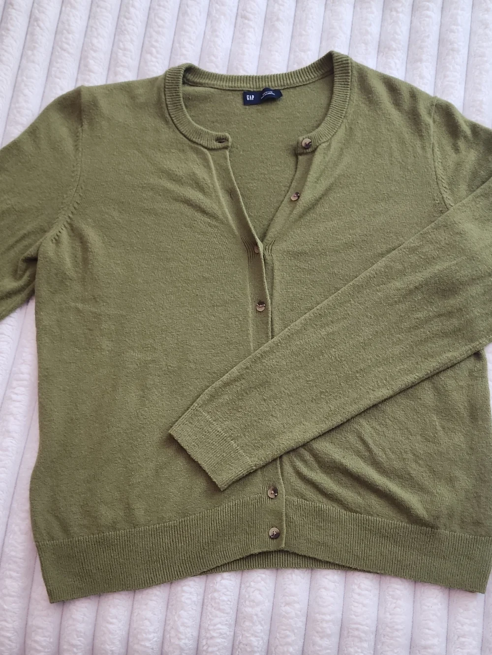 GAP Olive Cardigan And Tank Set